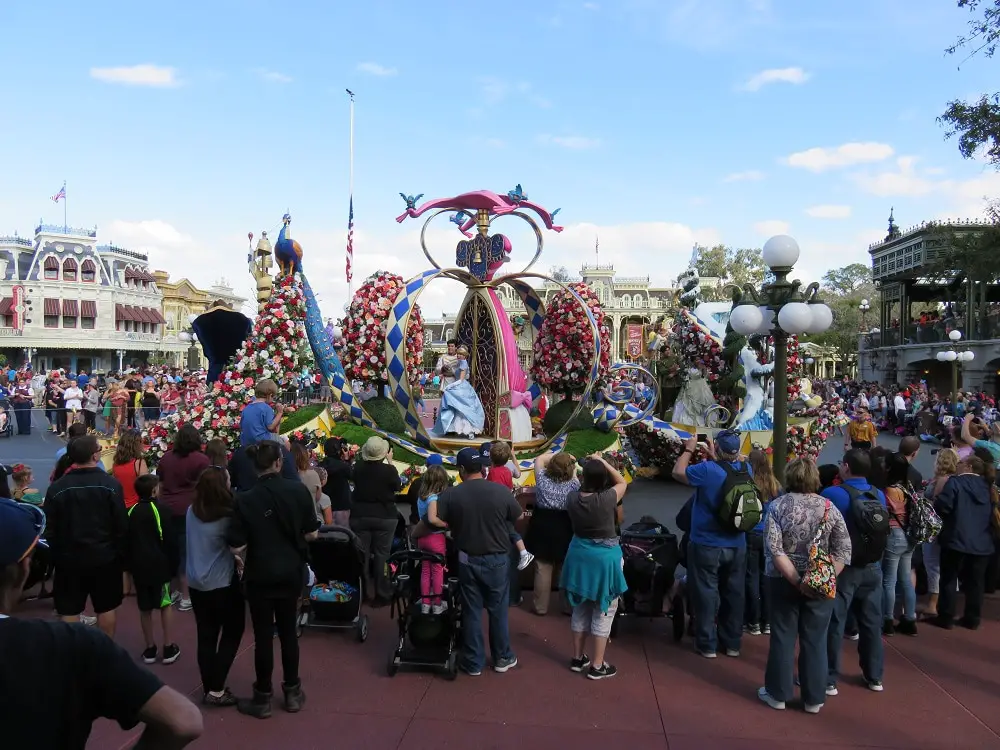 One of our Magic Kingdom Tips is to watch the parade near the fire station.