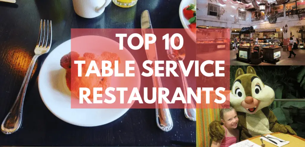 Top 10 Tables Service Restaurants