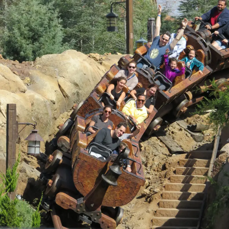 One of the most popular Disney World Rides is Seven Dwarfs Mine Train