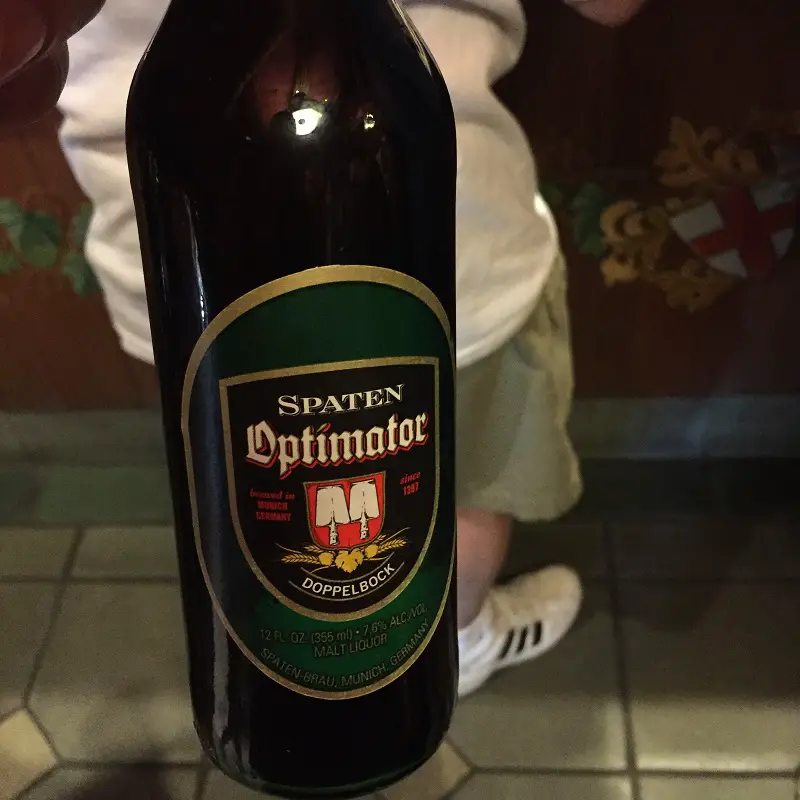 Spaten Optimator - Alcohol at Disney World 