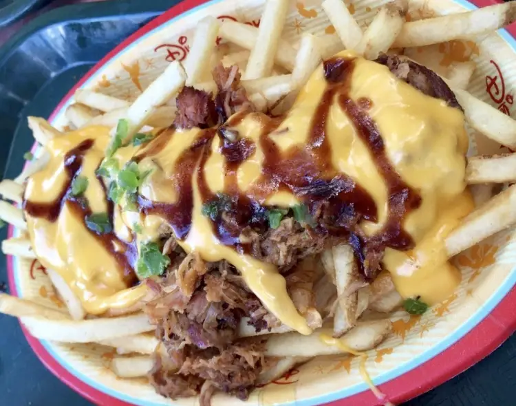 French Fries with Pulled Pork and Cheese