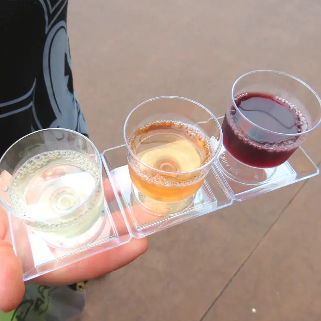 Wines on World Showcase at Epcot -Alcohol at Disney World 