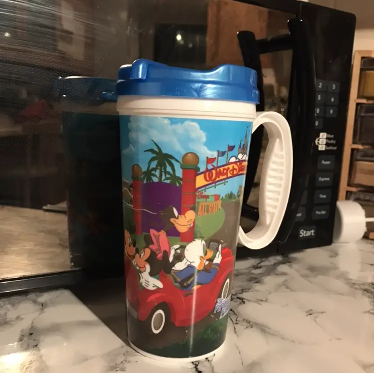 Disney World Refillable Mugs are Microwavable