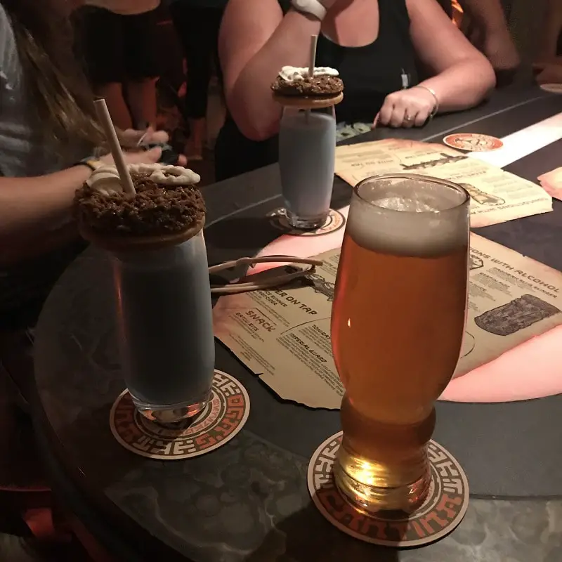 Blue Banthas and a Bad Motivator IPA - Oga's Cantina Menu with Pictures