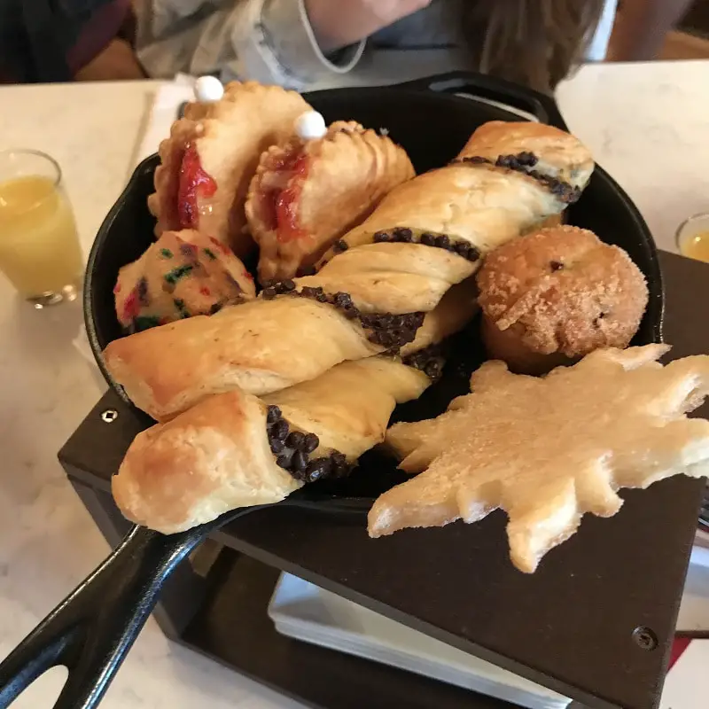 Pastries to start the Bon Voyage Adventure Breakfast