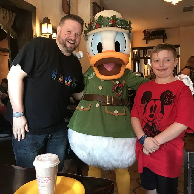 Meeting Donald at Tusker House