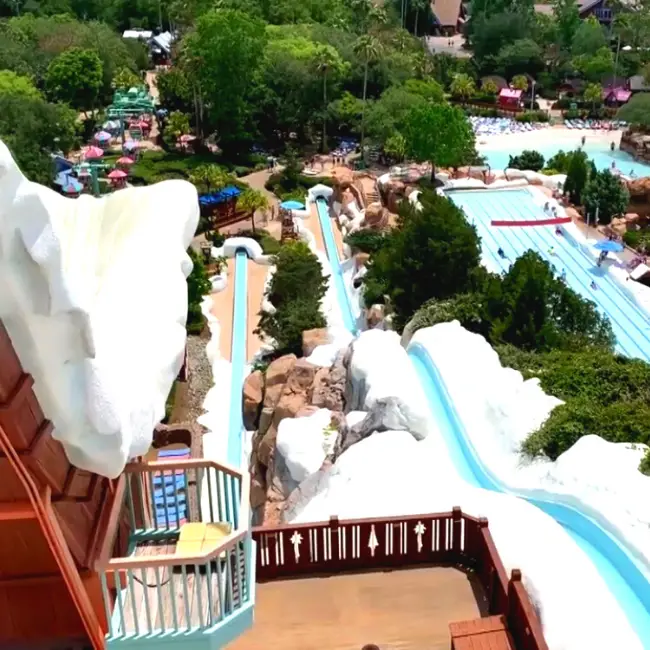 Water Slides at Blizzard Beach (Disney World Water Parks)