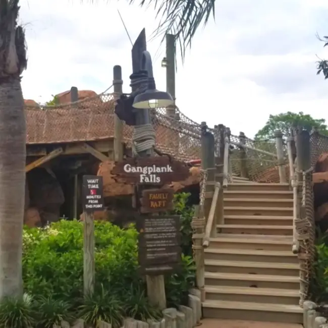 Gangplank Falls entrance at Typhoon Lagoon