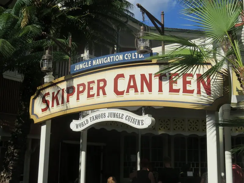 Skipper Canteen is another Table Service Restaurant at Magic Kingdom