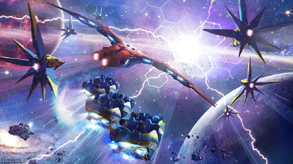 Marvel At Disney World - Guardians of the Galaxy Cosmic Rewind is coming to Epcot in 2022.
