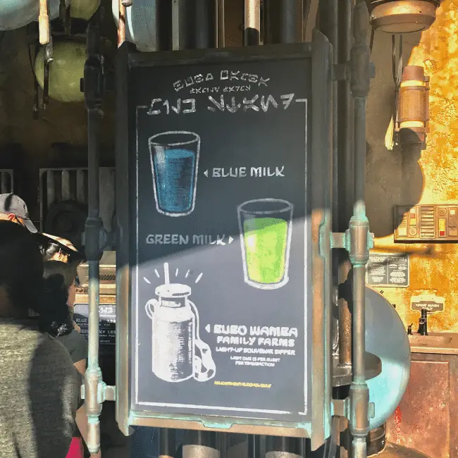 The Blue Milk Stand at Galaxy's Edge