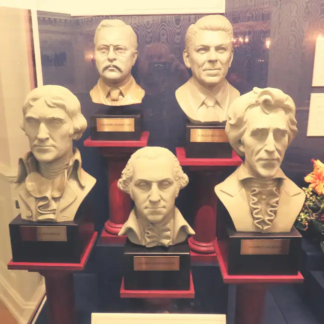 The Hall of Presidents Sculpture Display 