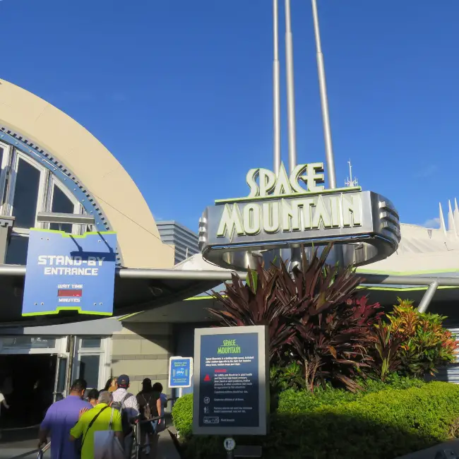 Space Mountain is one of the best roller coasters at Magic Kingdom and Disney World