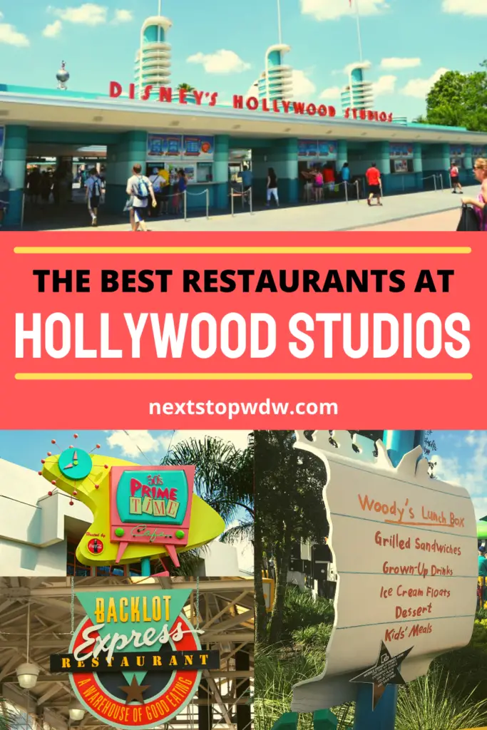 The Best Hollywood Studios Restaurants Pin