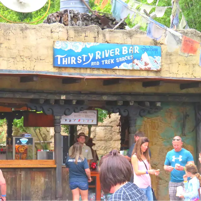 Thirsty River Bar serves alcohol at Animal Kingdom in Disney World