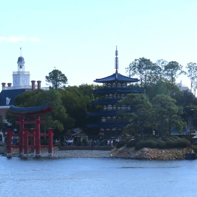 The  Japan Store at Epcot is located on World Showcase