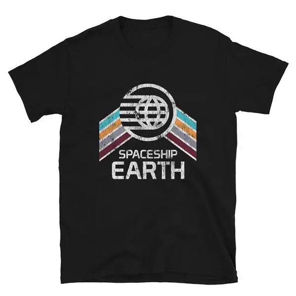 Space Ship Earth T-Shirt Design