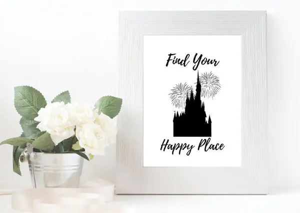 Disney World Castle, Printable Wall Art