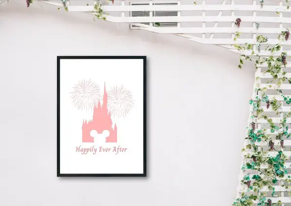 Disney Castle Happily Ever After Digital Print