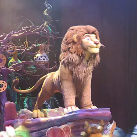 Simba at the Festival of the Lion King Show