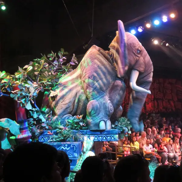 Festival of the Lion King at Animal Kingdom is a great show for toddlers