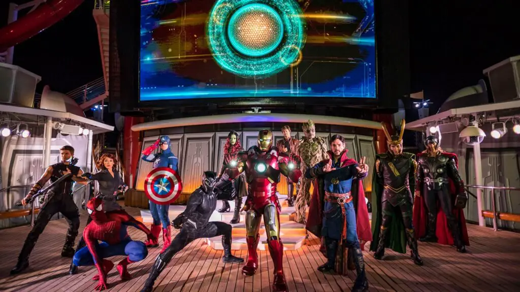 Marvel Super Heroes that you can meet on Disney Cruise Ships.
