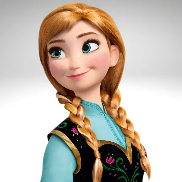 Disney Redhead Characters - Anna from Frozen