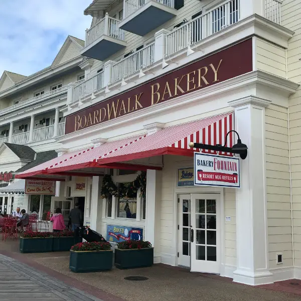 Boardwalk Bakery is is ideally located for a breakfast bite to eat and a coffee before visitng Epcot.