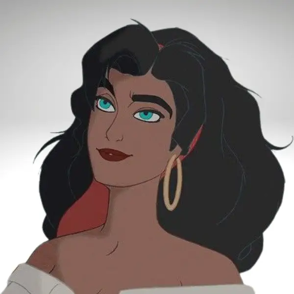 Esmeralda -Disney Characters Starting with E