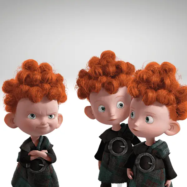 Harris, Hamish, and Hubert from Brave