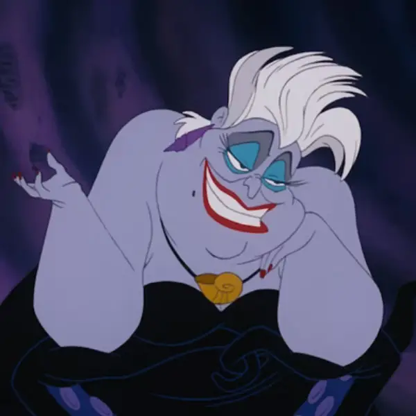 Disney Movies with Witches - Ursula in the Little Mermaid