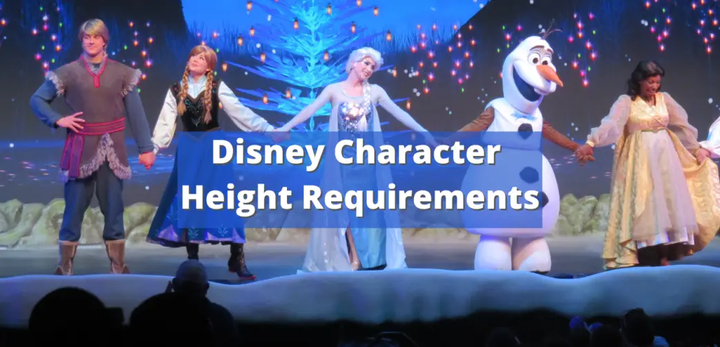Disney Character Height Requirements