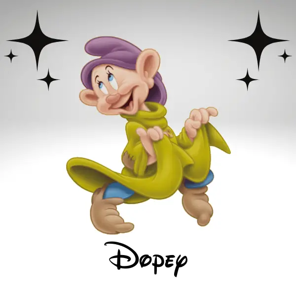 Snow White Dwarfs Names: Dopey