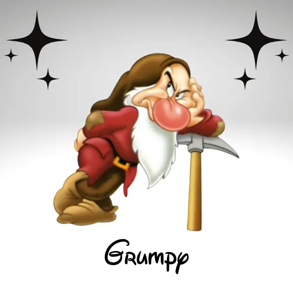 Snow White Dwarfs Names: Grumpy