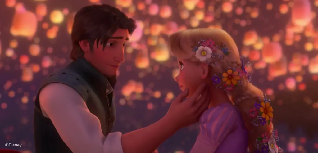 The "I See the Light" scene between Rapunzel and Flynn Rider 
