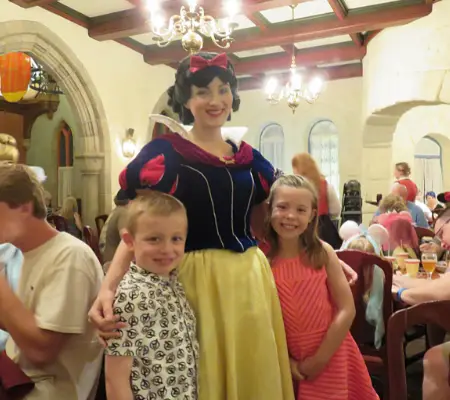 Meeting Snow White at Epcot
