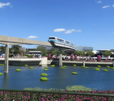 The Disney World monorail is great for park hopping