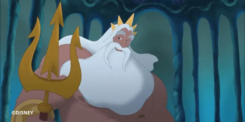 King Triton from the Little Mermaid