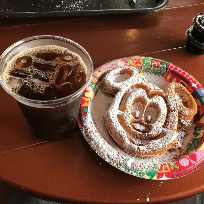 Mickey Waffle and coffee Disney meal