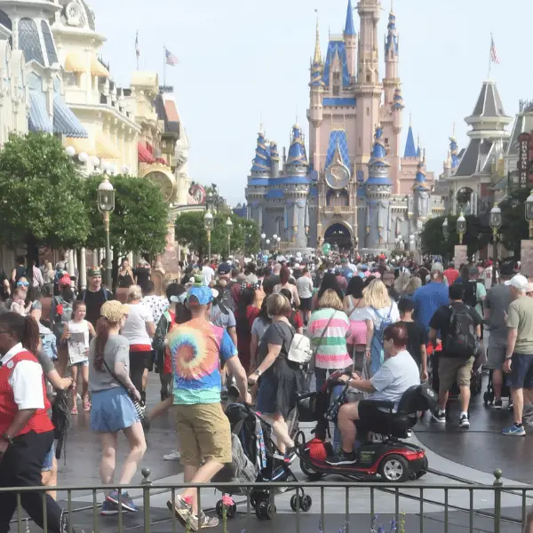 You will see plenty of Strollers on Main Street U.S.A in Magic Kingdom.