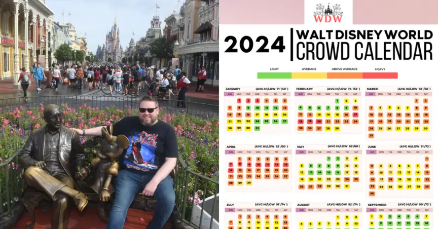 Darren Cater's Disney World Crowd Calendar 2024