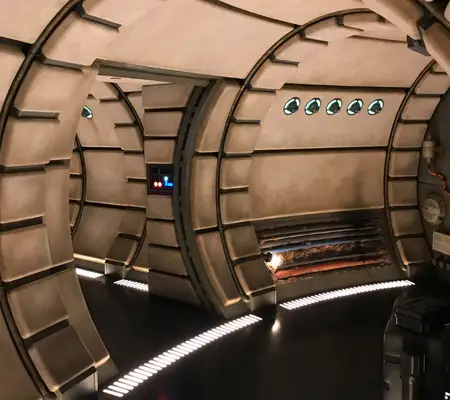 Inside the Millennium Falcon at Star Wars Galaxy's Edge
