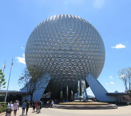 Spaceship Earth at Epcot theme park in Disney World