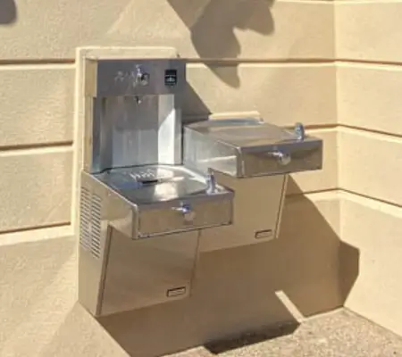 A water refill station at Epcot