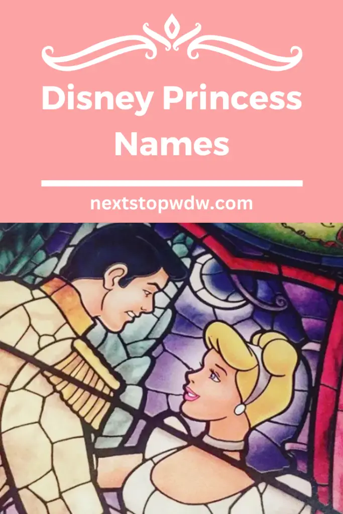 Disney Princess Names - Pin Image