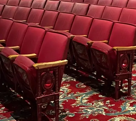 Individual Theater-Style Seat inside the Muppets 3D Vision attraction at Hollywood Studios