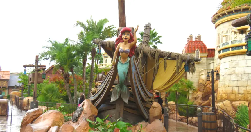 Little Mermaid Ride Entrance at Disney World's Magic Kingdom