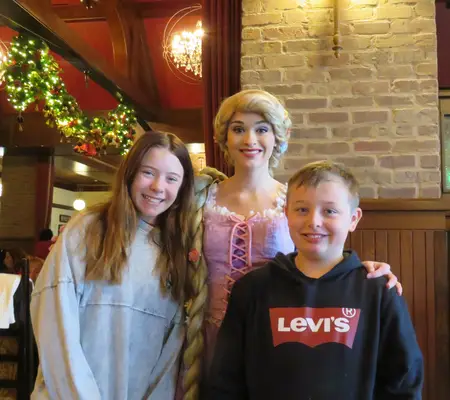 Meeting Rapunzel at Trattoria Al Forno