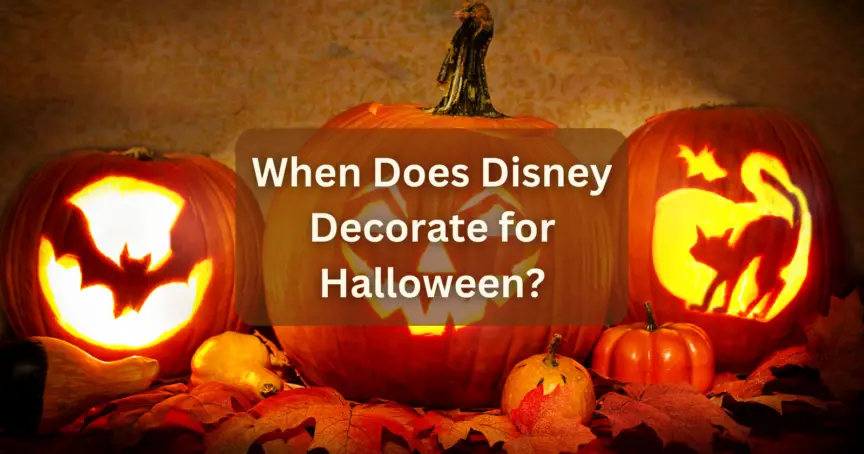 When Does Disney World Decorate for Halloween