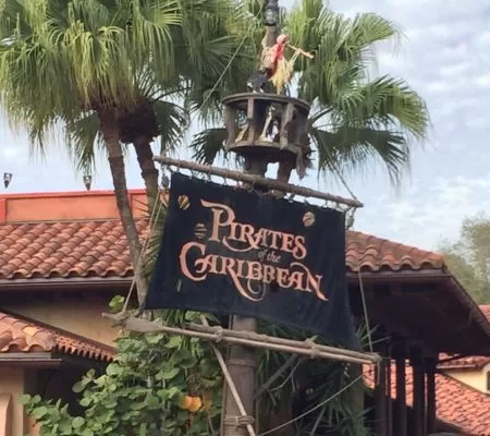 Pirates of the Caribbean ride at Magic Kingdom